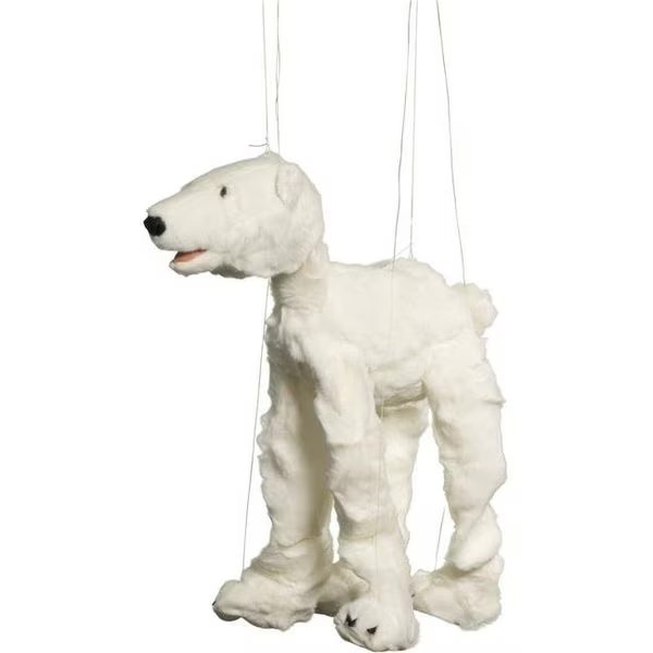 Sunny Toys WB966 String Puppets38 in. - Large Four - Leg Bear - Polar, Sunny Toys, Mfr#: WB966